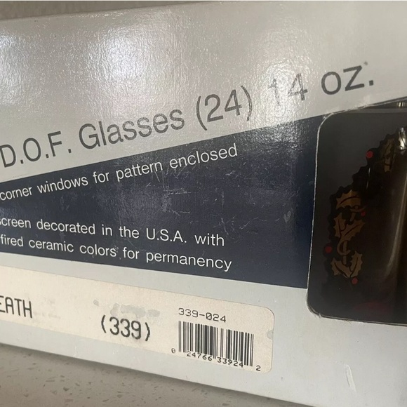 Culver Vintage Christmas Whiskey Glasses - Picture 7 of 7